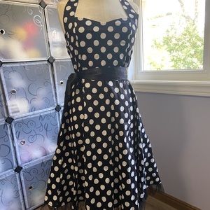 50’s style halter dress